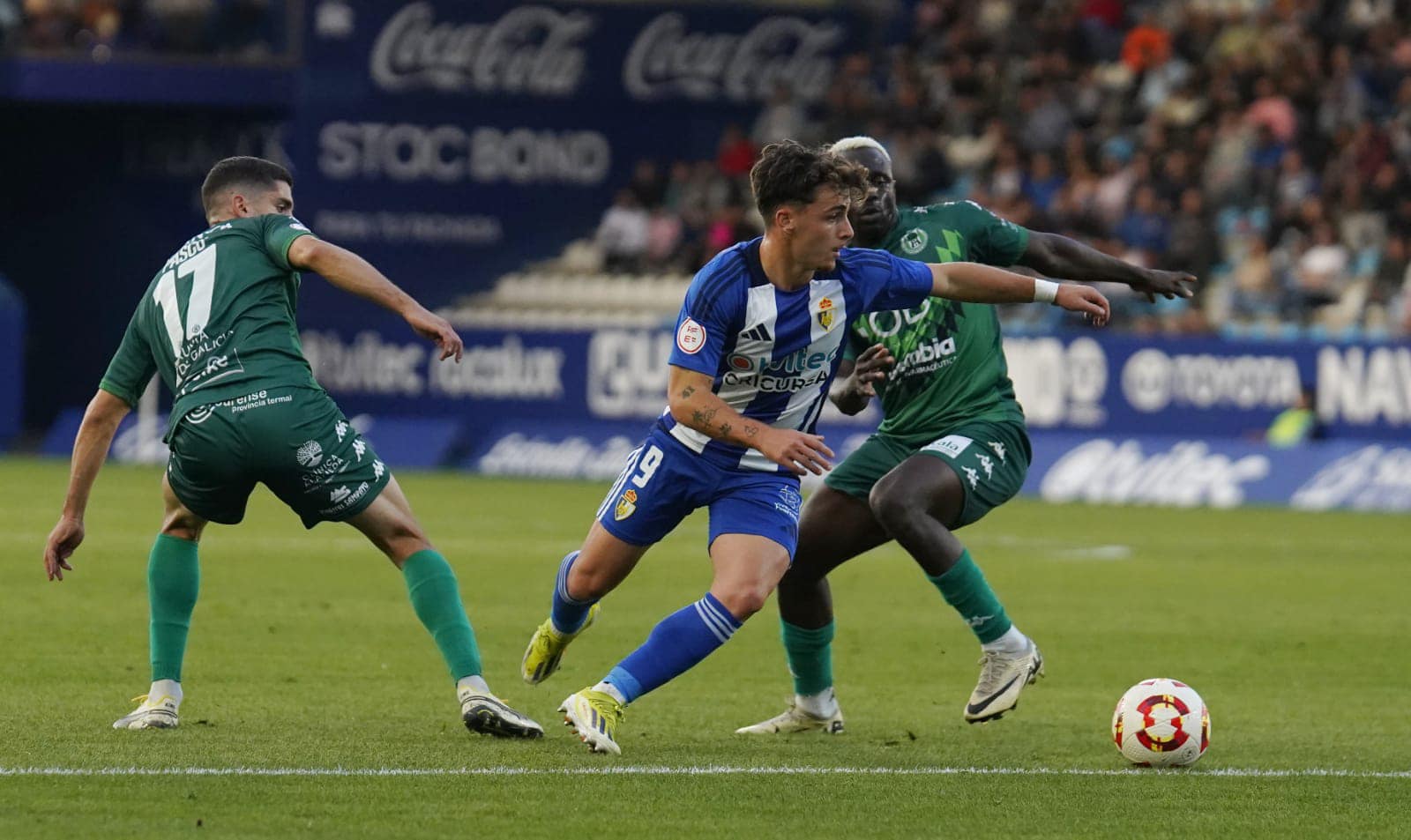 Yeray durante el partido ante el Arenteiro | SDP