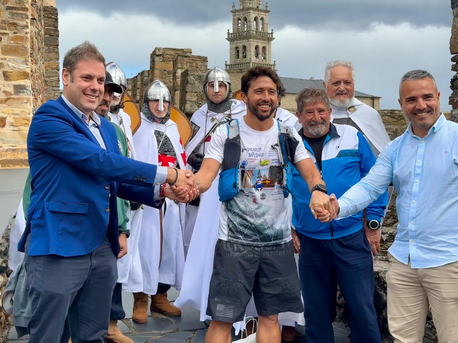 Llegada de Alejandro Samper a Ponferrada.