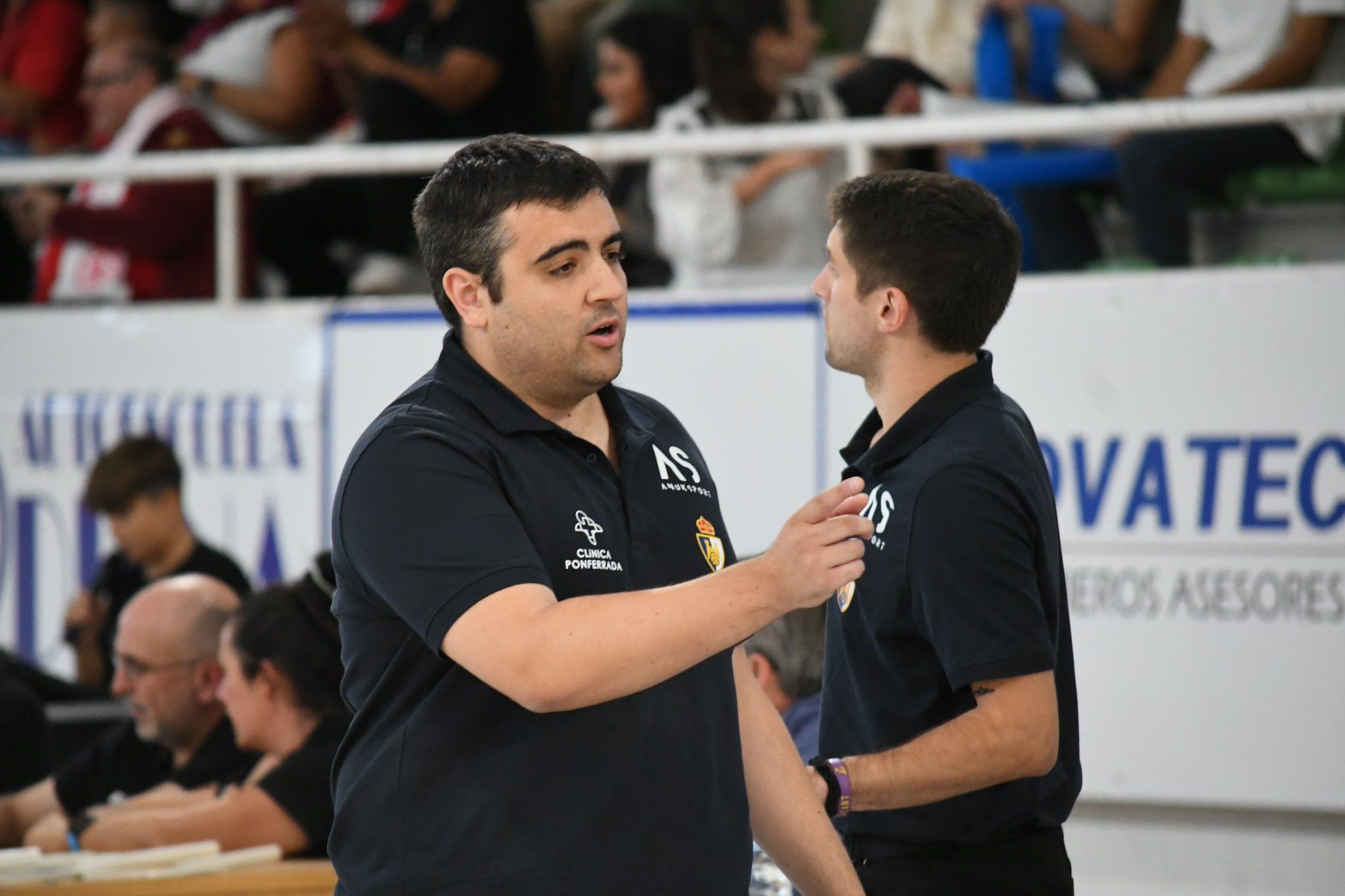 Oriol Pozo durante el último derbi del Clínica Ponferrada ante la Cultural | CPSDP