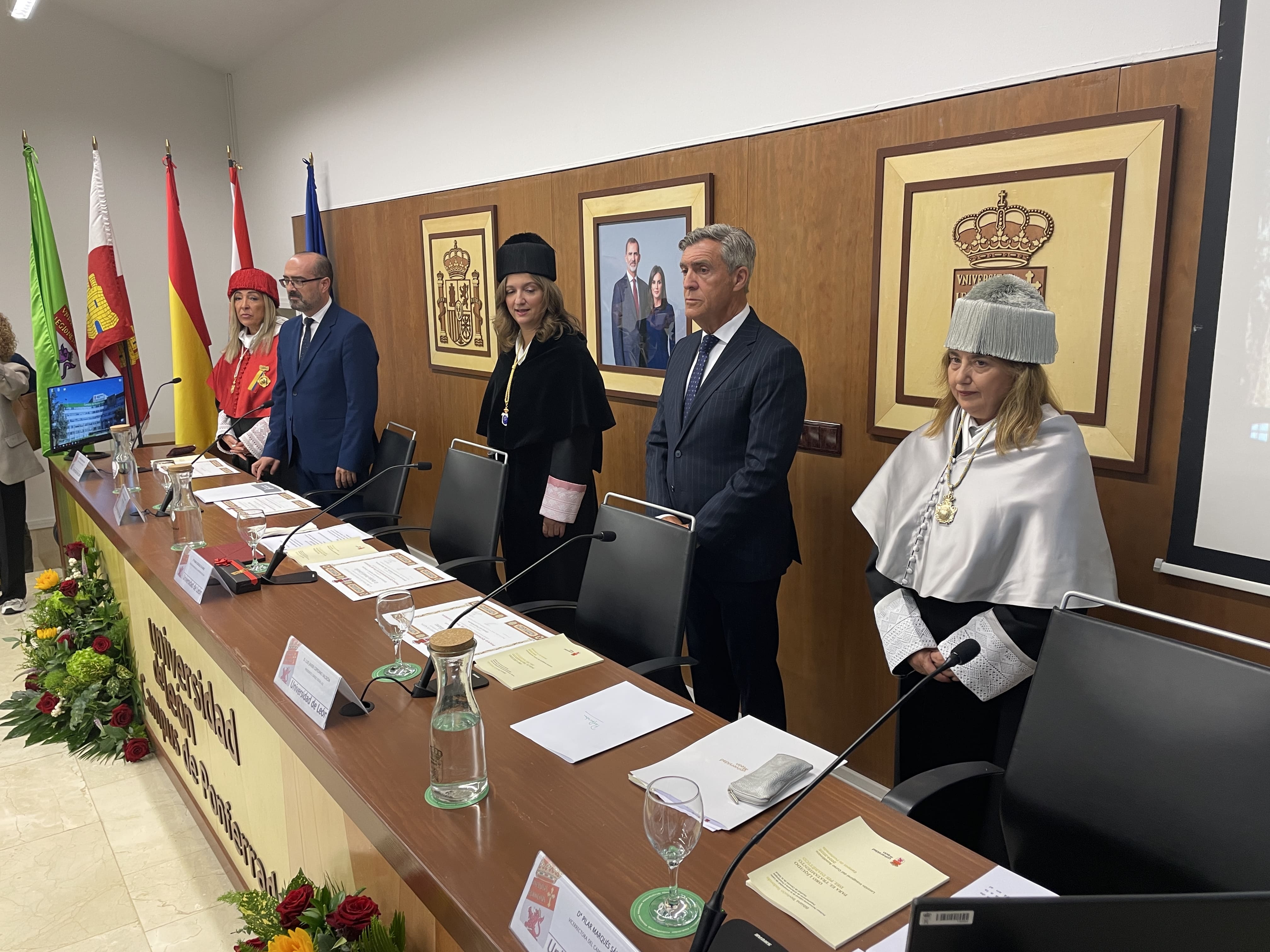 Inauguración del curso 2024/2025 en el Campus de Ponferrada. | JAVIER FERNÁNDEZ