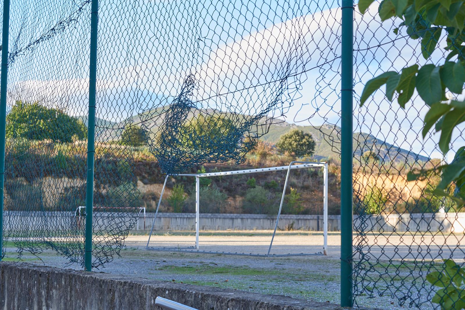 Complejo Deportivo de Fabero en su estado actual.