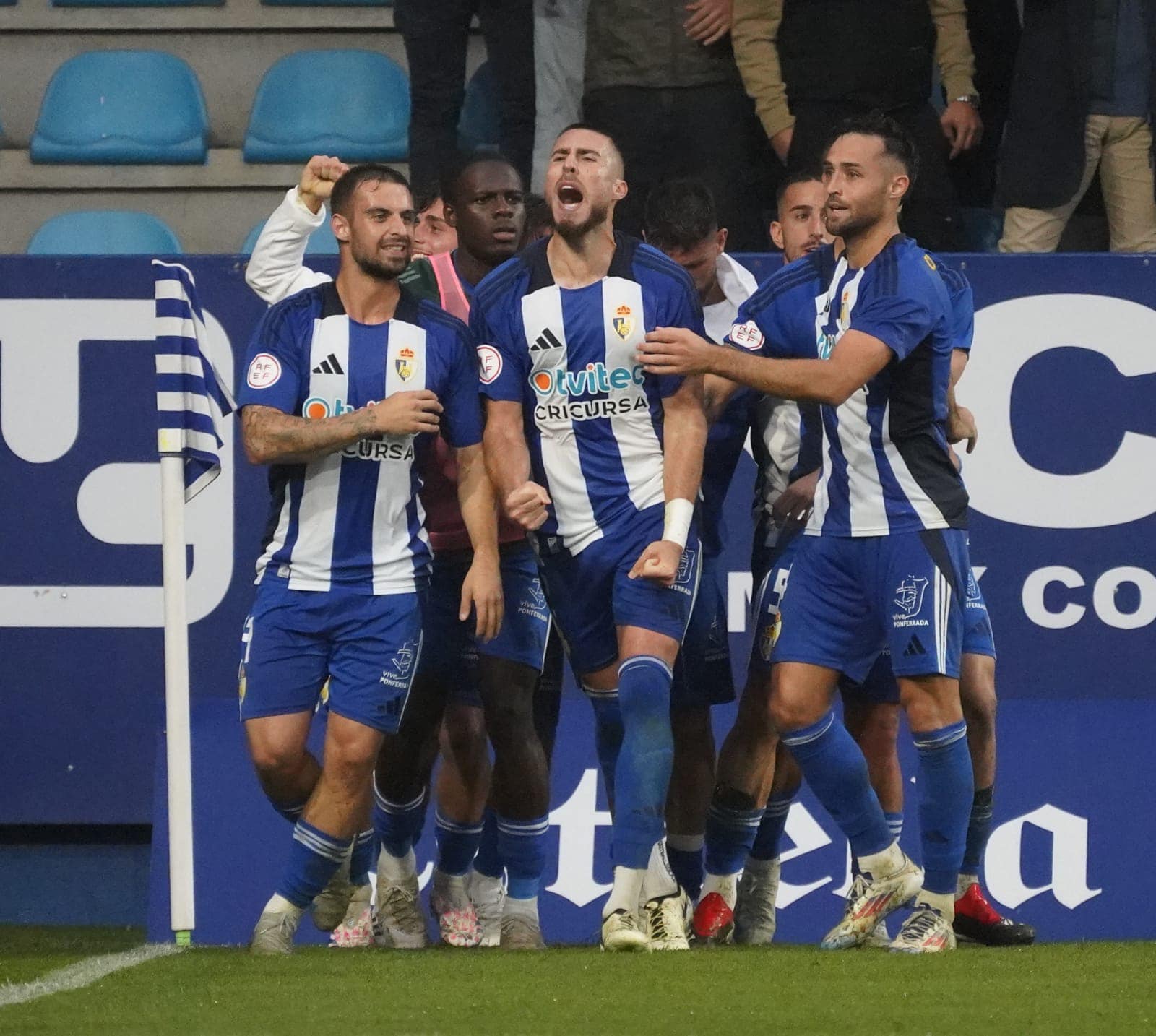 Andújar celebrando su gol en el último minuto ante el Celta B | SDP