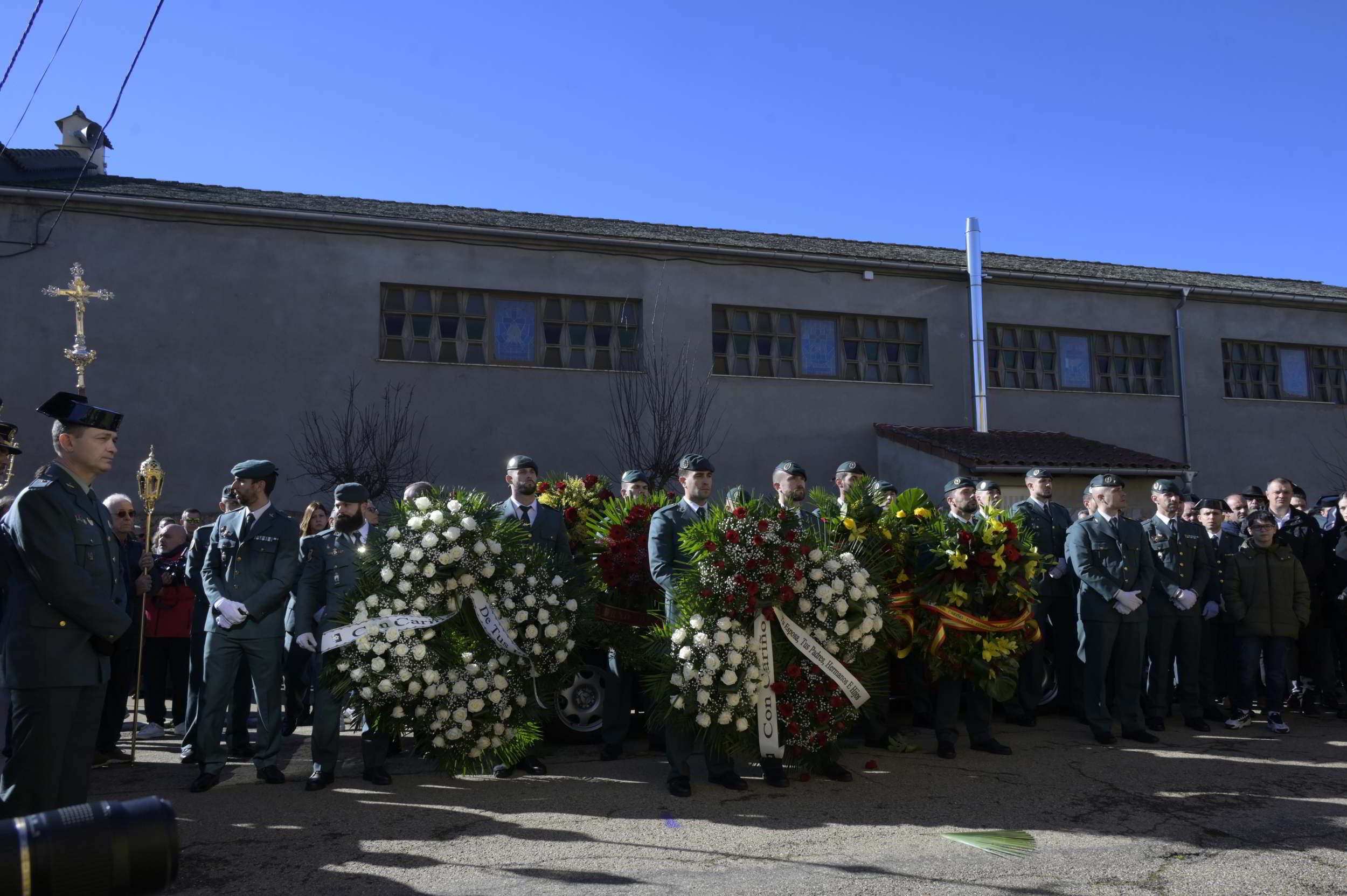 Entierro del guardia civil David Pérez en Nogarejas. | MAURICIO PEÑA