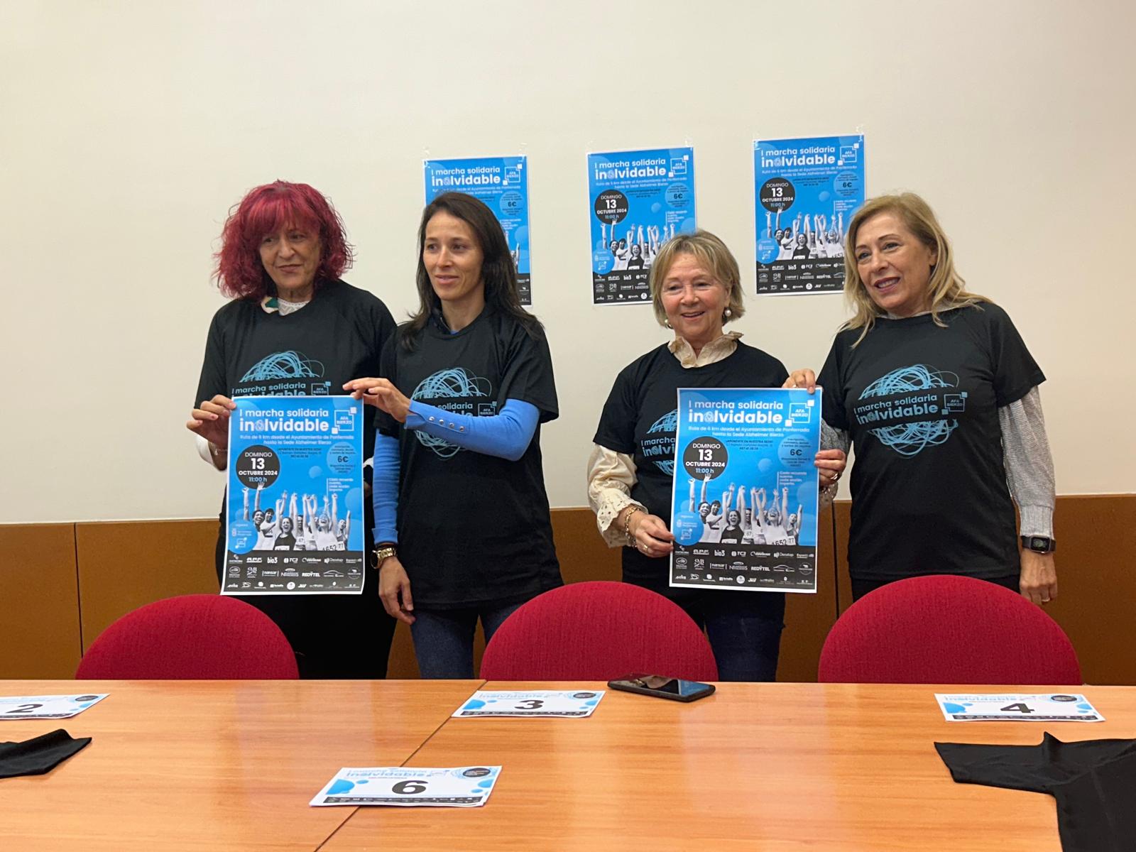 Presentación de la marcha de Alzheimer Bierzo. 