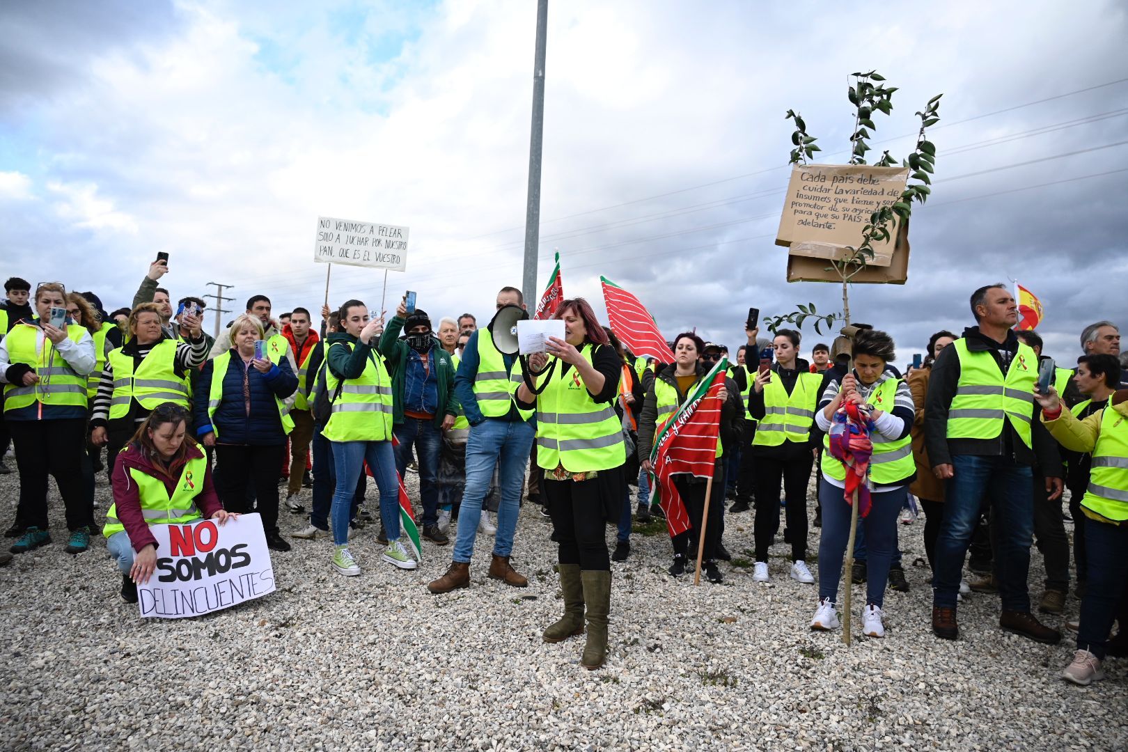 Una de las numerosas protestas que protagonizó Decaleón en el mes de marzo. | SAÚL ARÉN