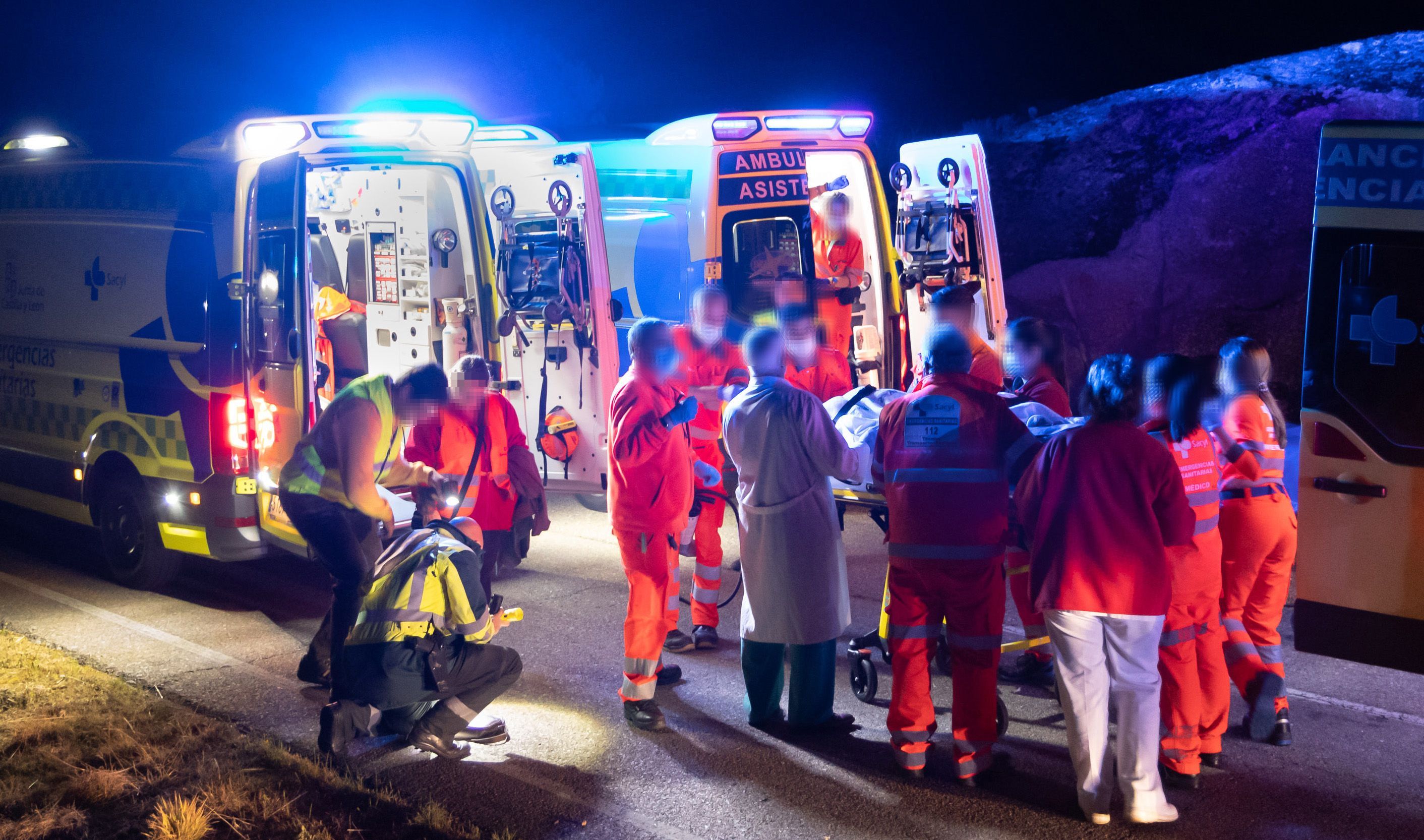 Imagen de archivo de un accidente de tráfico en Castilla y León. | ICAL