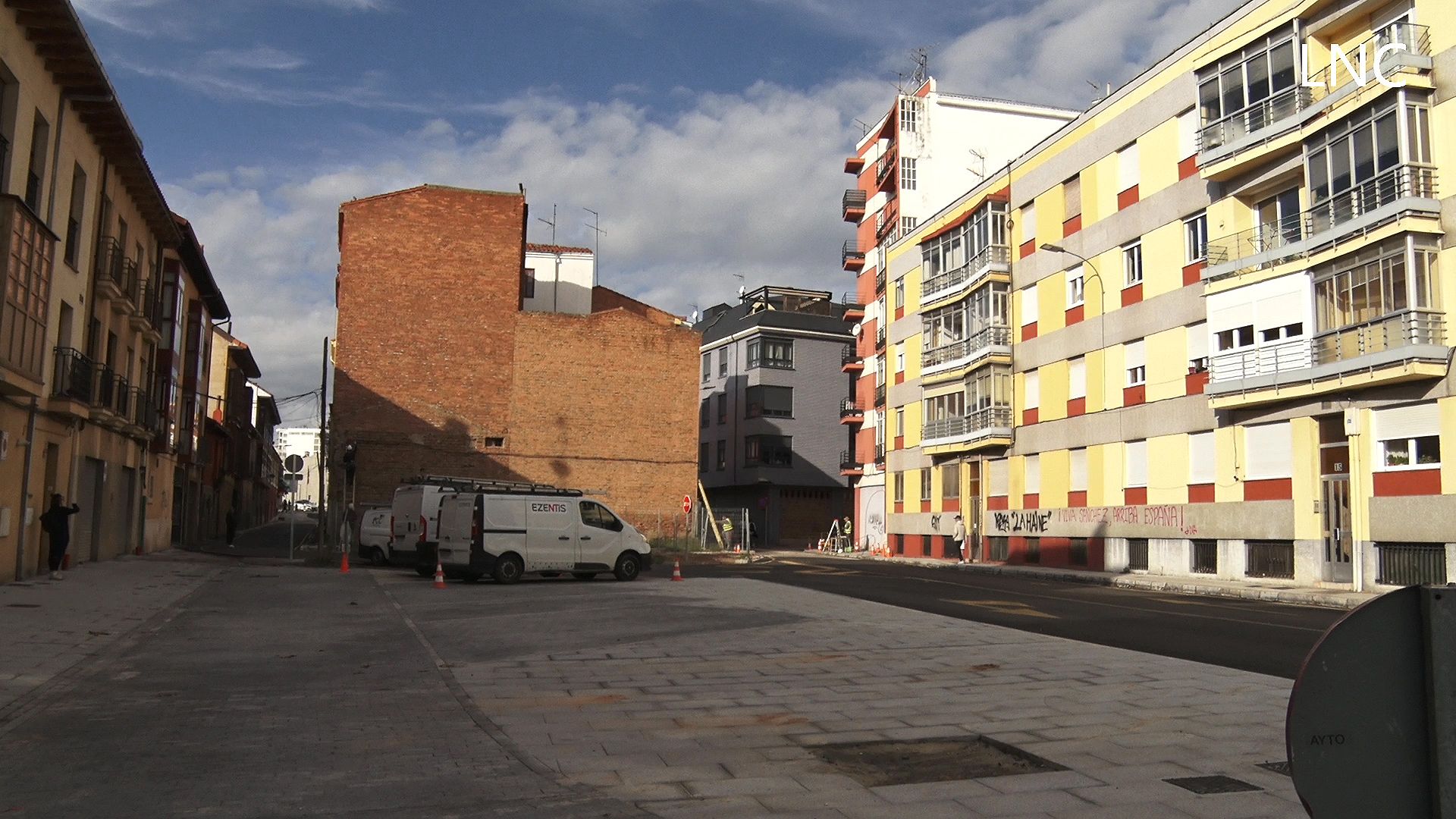 Obras de la ronda interior de León