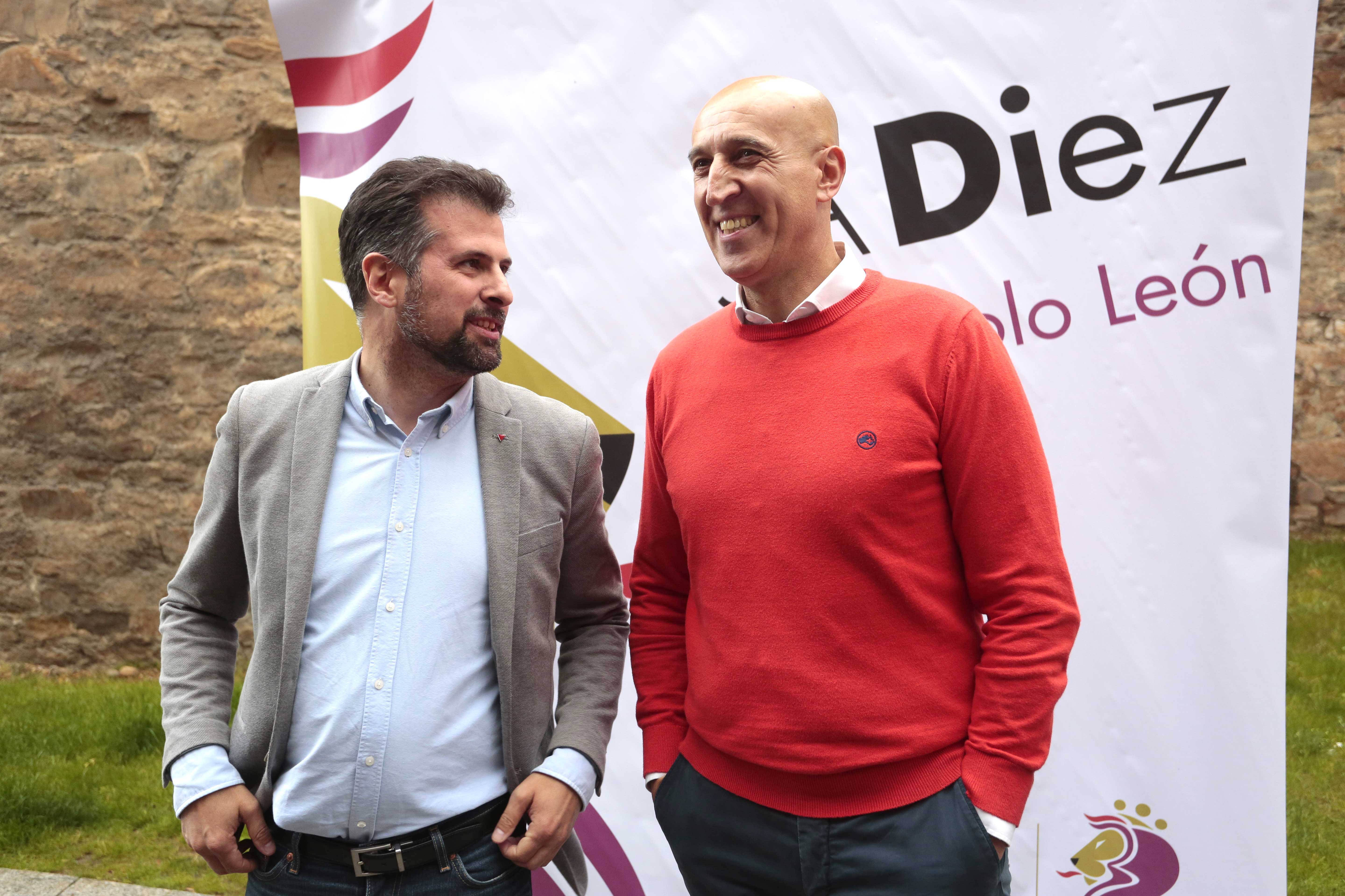 Luis Tudanca y José Antonio Diez. | CAMPILLO (ICAL)