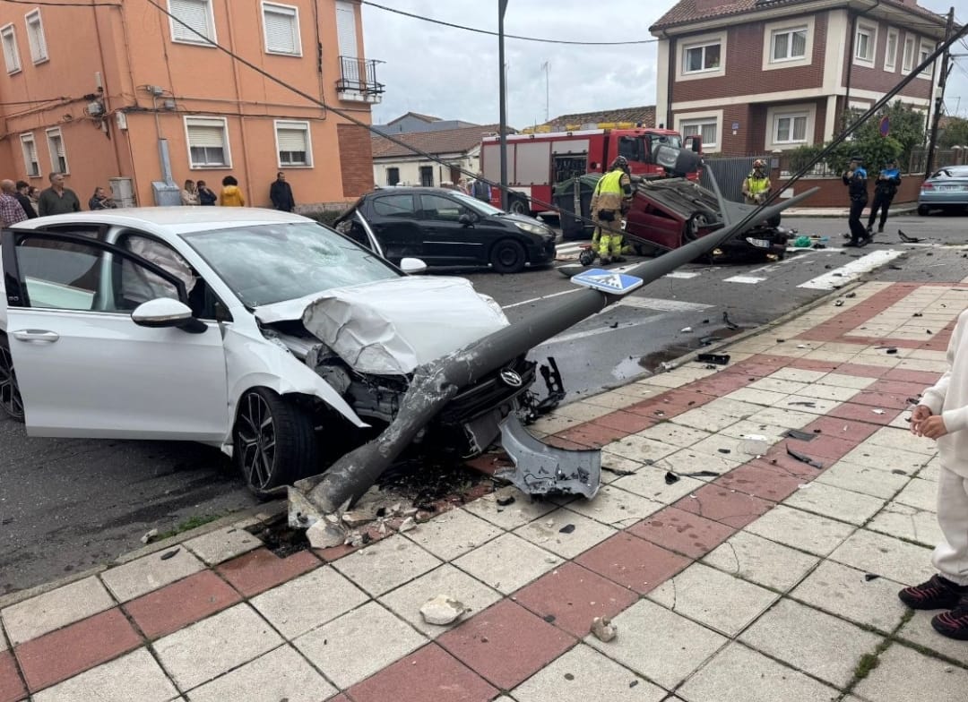 Accidente grave en León. 