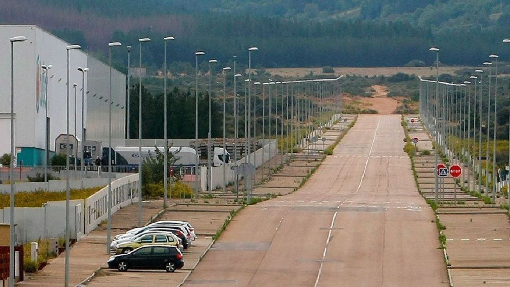 Polígono industrial El Bayo en Cubillos del Sil, donde se instalaría la planta.