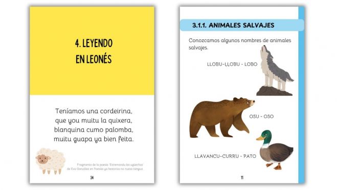 Ejemplos de unidades didácticas de leonés.