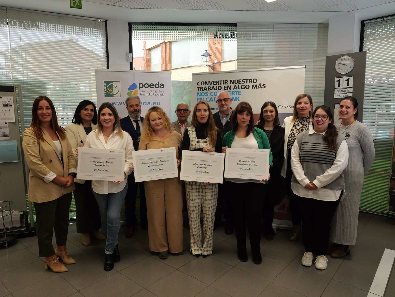 Entrega de los premios de la iniciativa 'Tierra de Oportunidades'. | L.N.C.