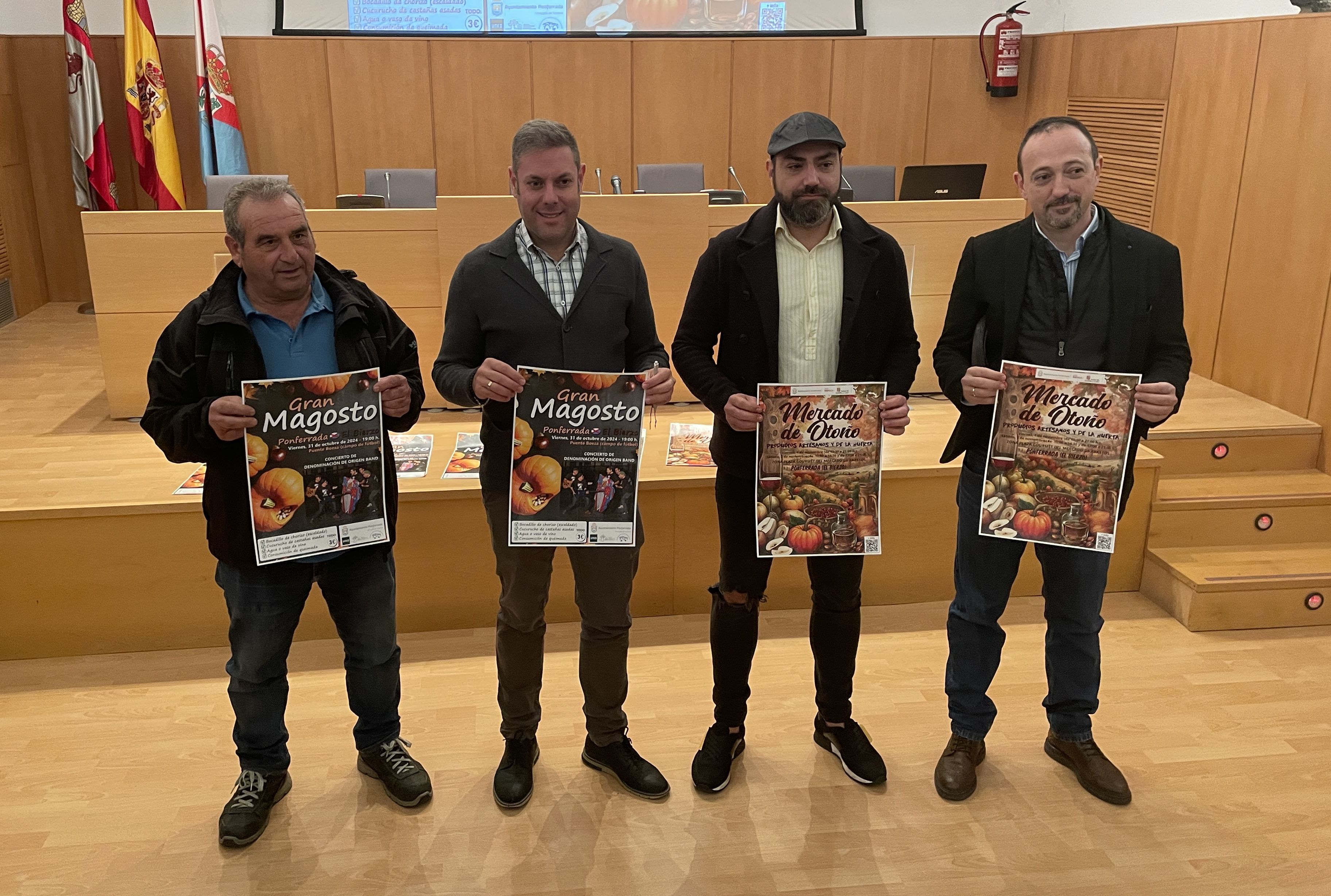 Presentación de ambos eventos en el Museo de la Radio de Ponferrada. | JAVIER FERNÁNDEZ