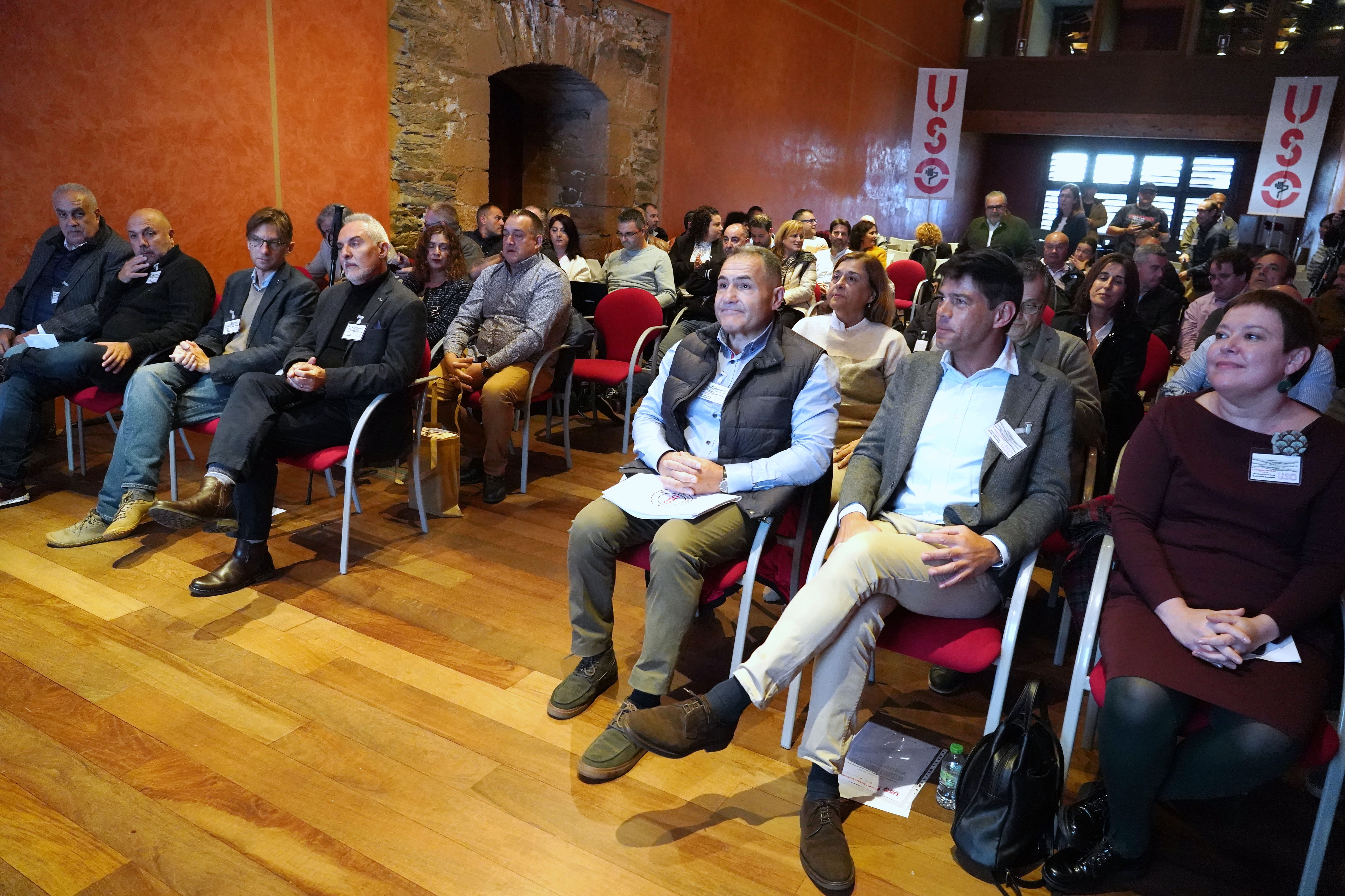 Celebración del IX Congreso Regional de USO Castilla y León en Ponferrada. | César Sánchez (Ical)