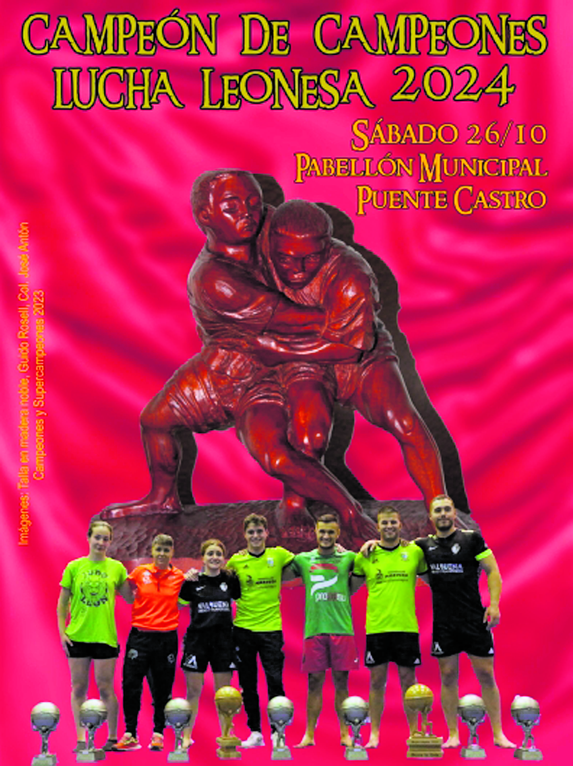 Cartel de la actual edición con los siete ganadores de 2023