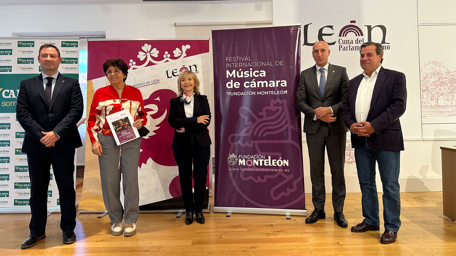 Un instante de la presentación del XIII Festival Internacional de Música de Cámara de la Fundación Monteleón. | L.N.C.