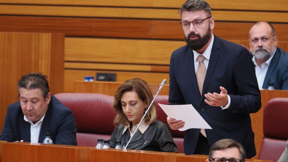 Imagen de archivo del procurador de UPL, José Ramón García, en las Cortes.