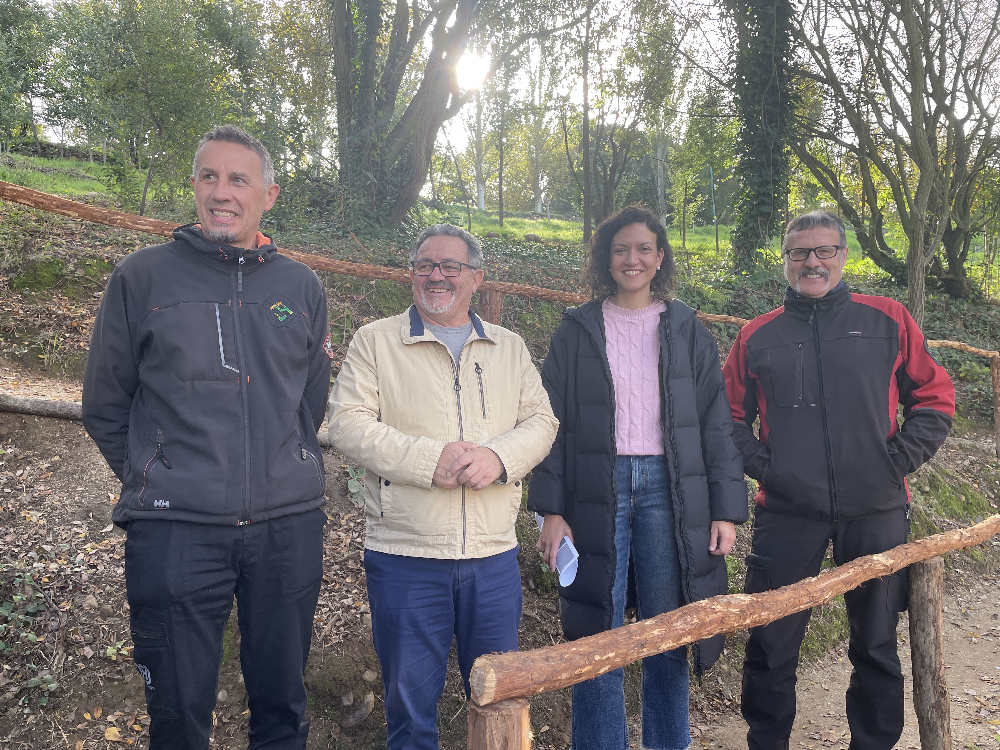 Nueva apariencia de la ladera del Parque del Plantío. | JAVIER FERNÁNDEZ