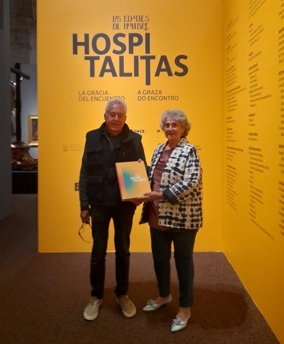 José María y Dolores, visitantes 100.000 de Hospitalitas en Villafranca.