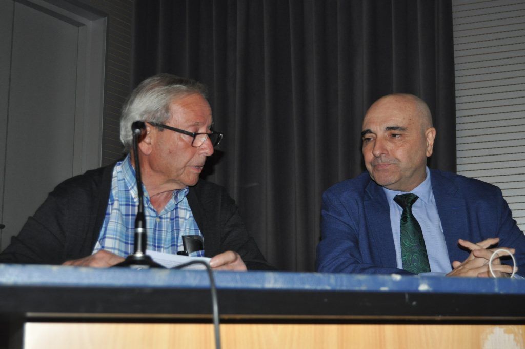 Marcelino Fernández junto a Javier Caballero Chica. | PROMONUMENTA