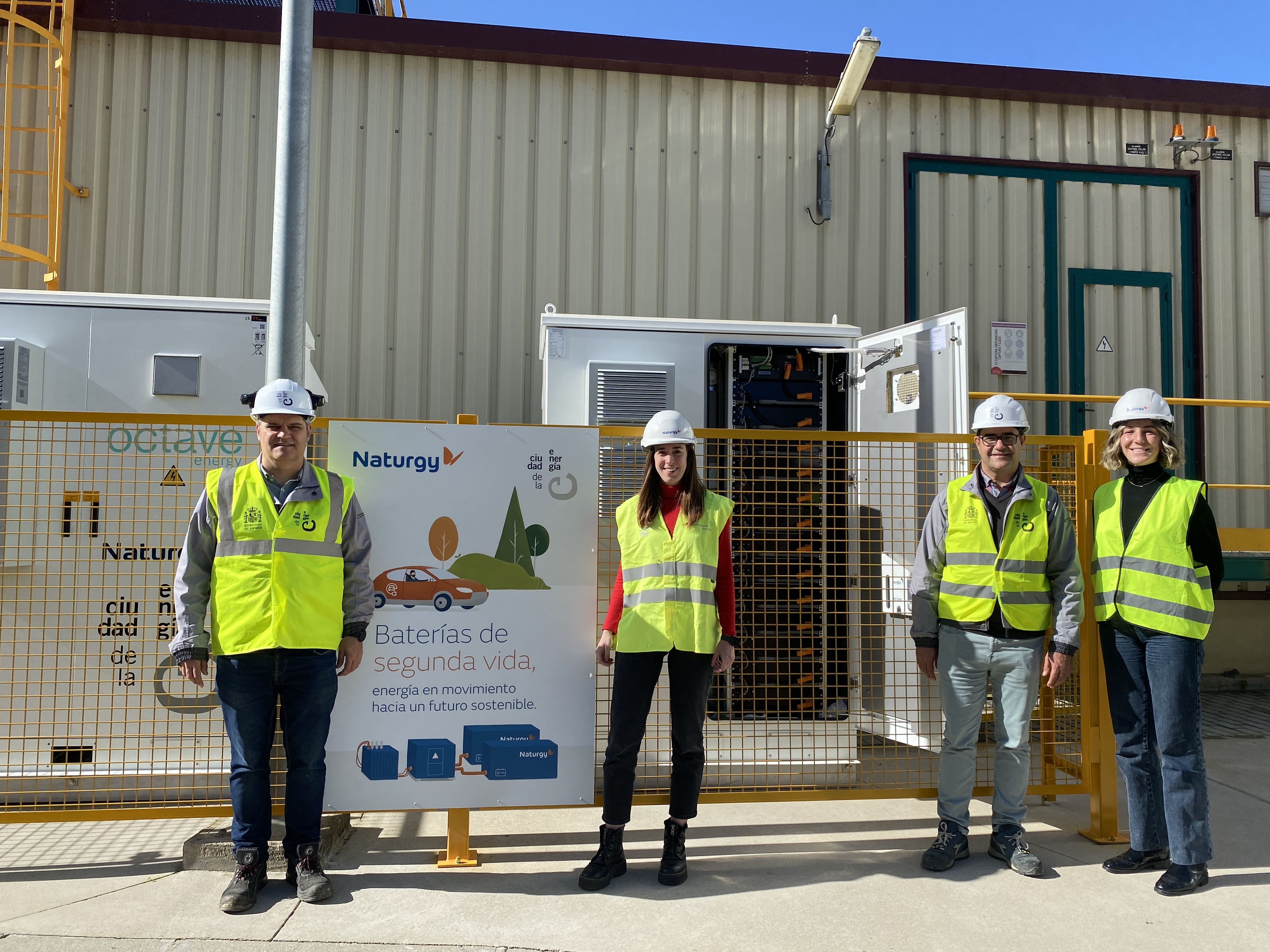 Equipo de Naturgy y Ciuden que trabaja en el proyecto.