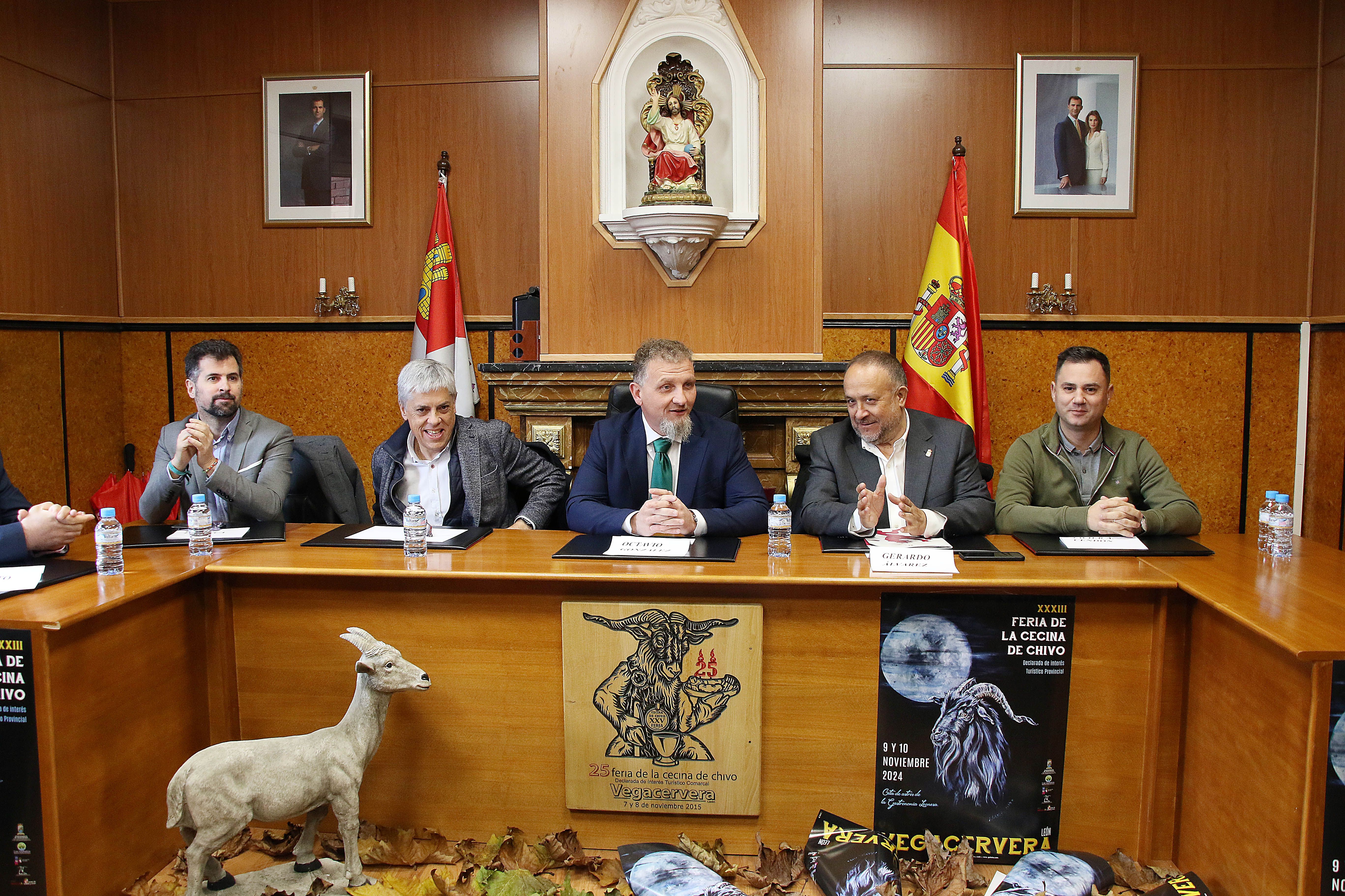  Luis Tudanca, Eduardo Diego, Octavio González, Gerardo Álvarez Courel y Javier Alfonso Cendón. ICAL