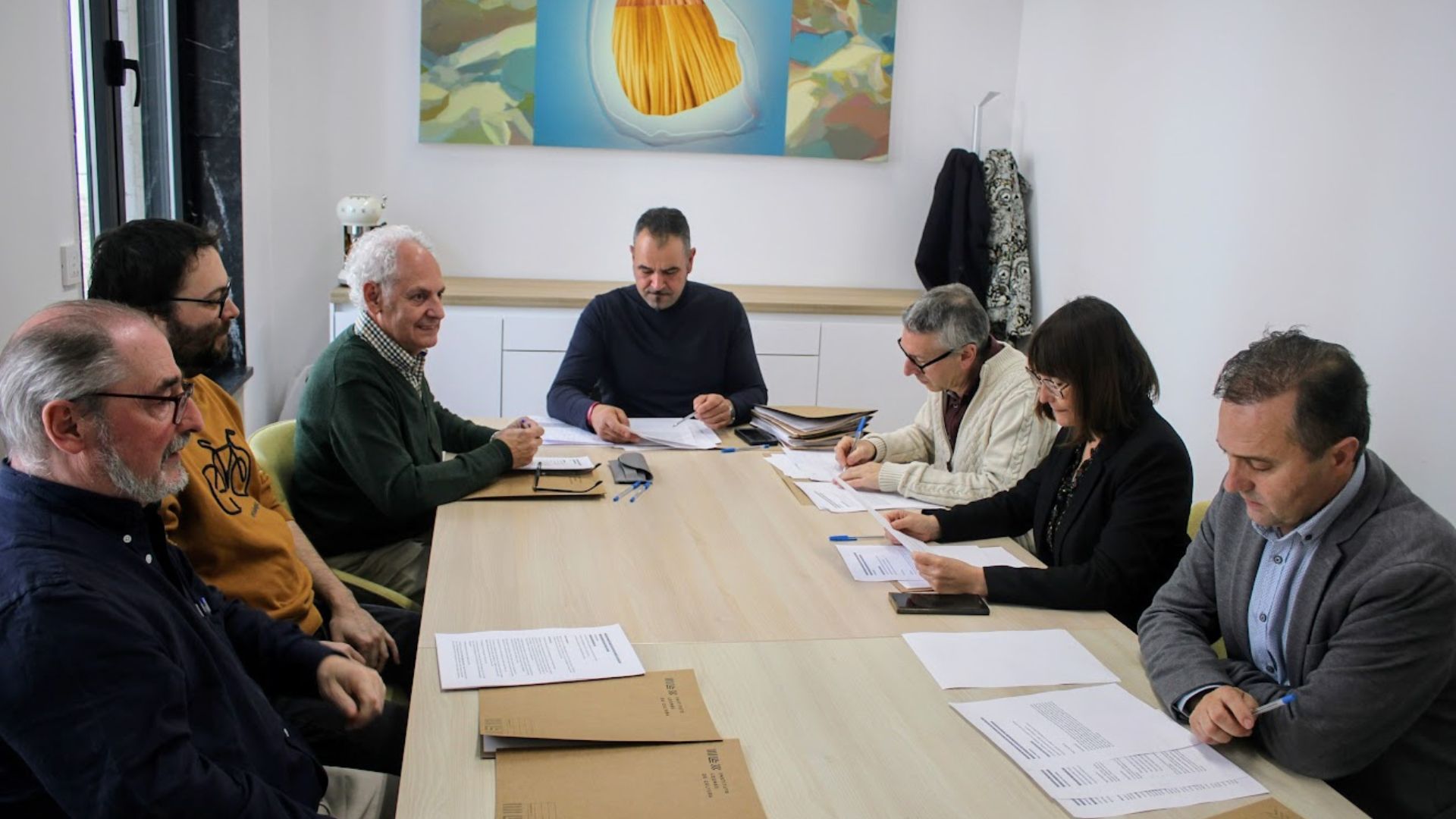 El jurado en esta edición de los Premios Concejo. | L.N.C.