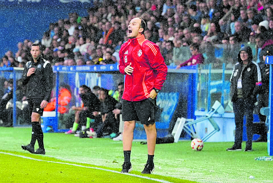 Vilachá durante una de las acciones del partido ante el Barça B | SDP