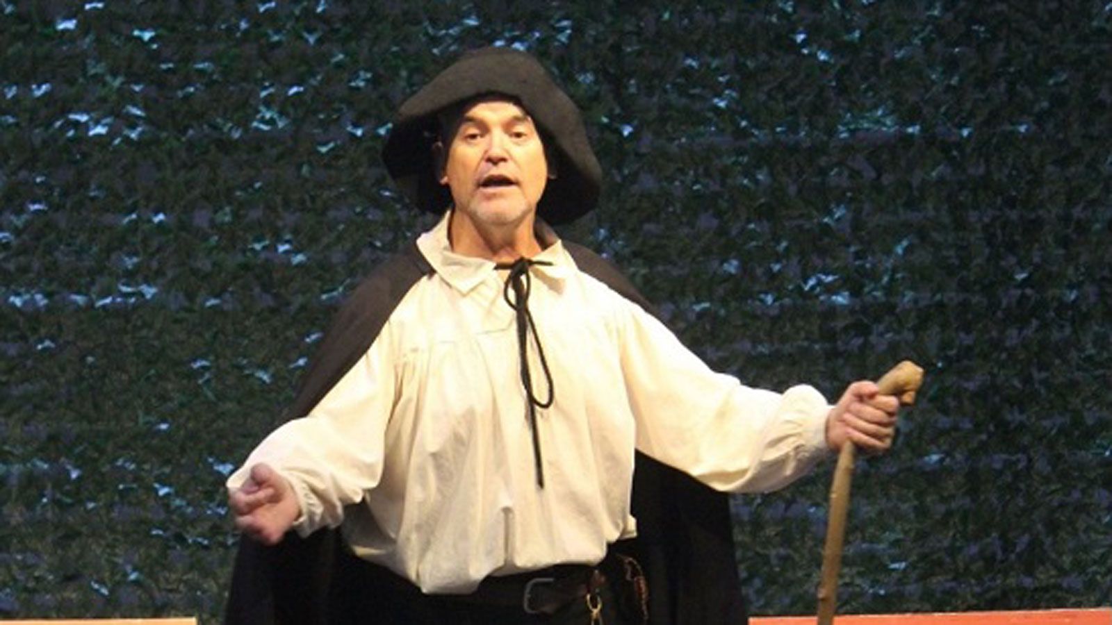 Antonio León en una escena de la obra ‘Bululú’. | L.N.C.