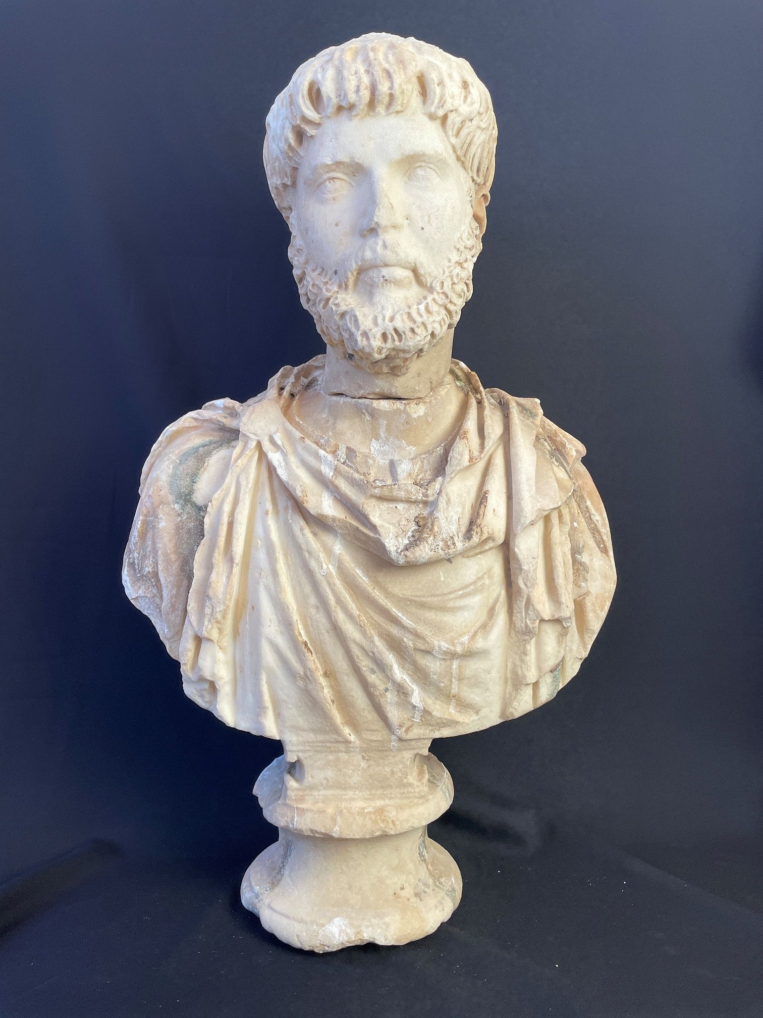 Busto romano de Quintana de Marco. | JCYL