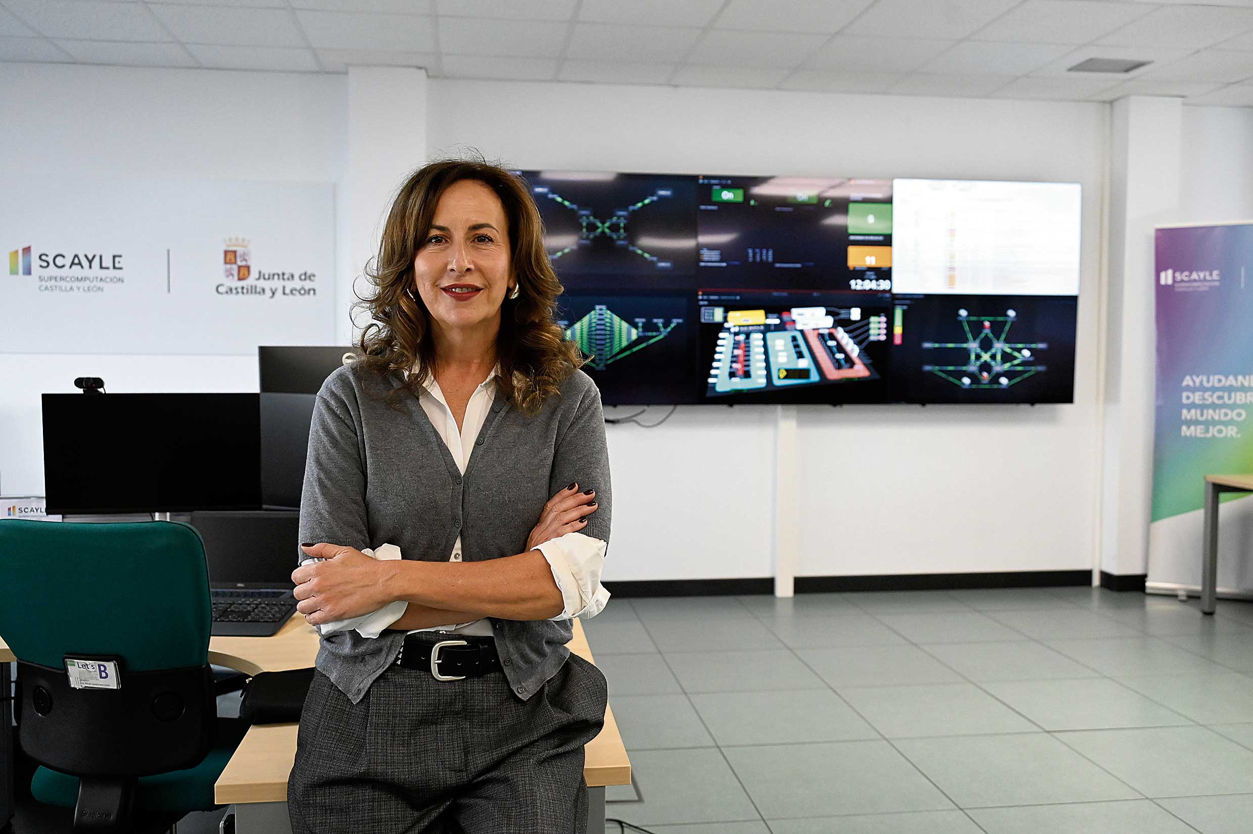 Hilde Pérez, directora de la Fundación Centro de Supercomputación de Castilla y León (Scayle). | SAÚL ARÉN