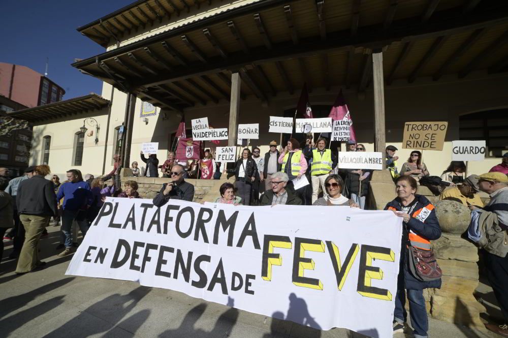 Manifestación FEVE 14