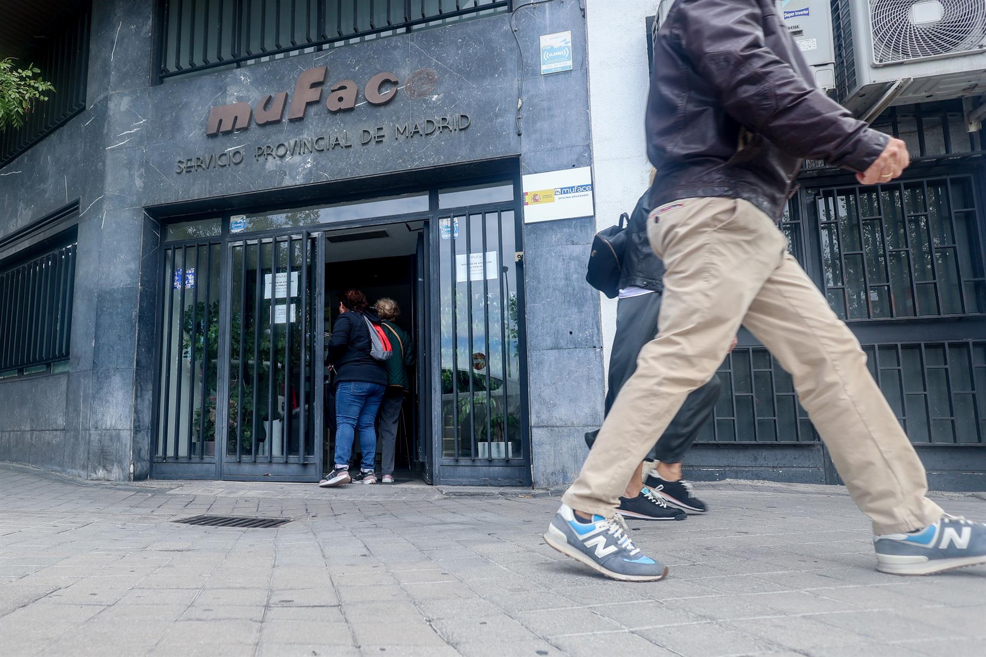 Fachada de un edificio de Muface en Madrid. | EP