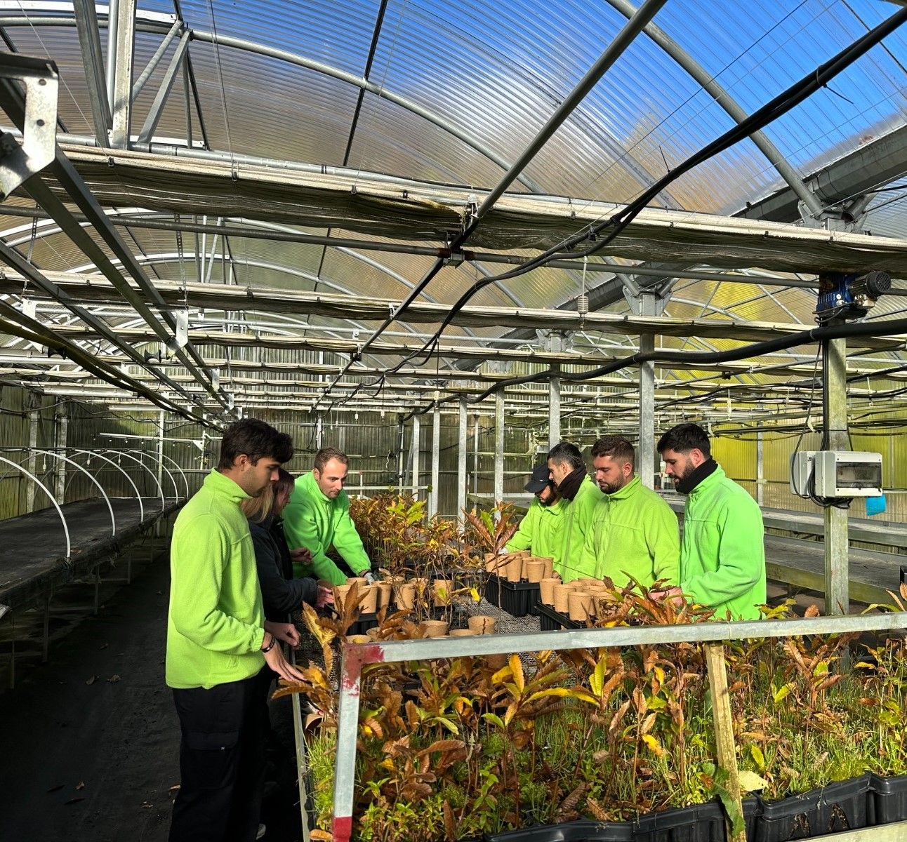 Instalaciones de Ciuden Vivero en Pobladura de las Regueras.