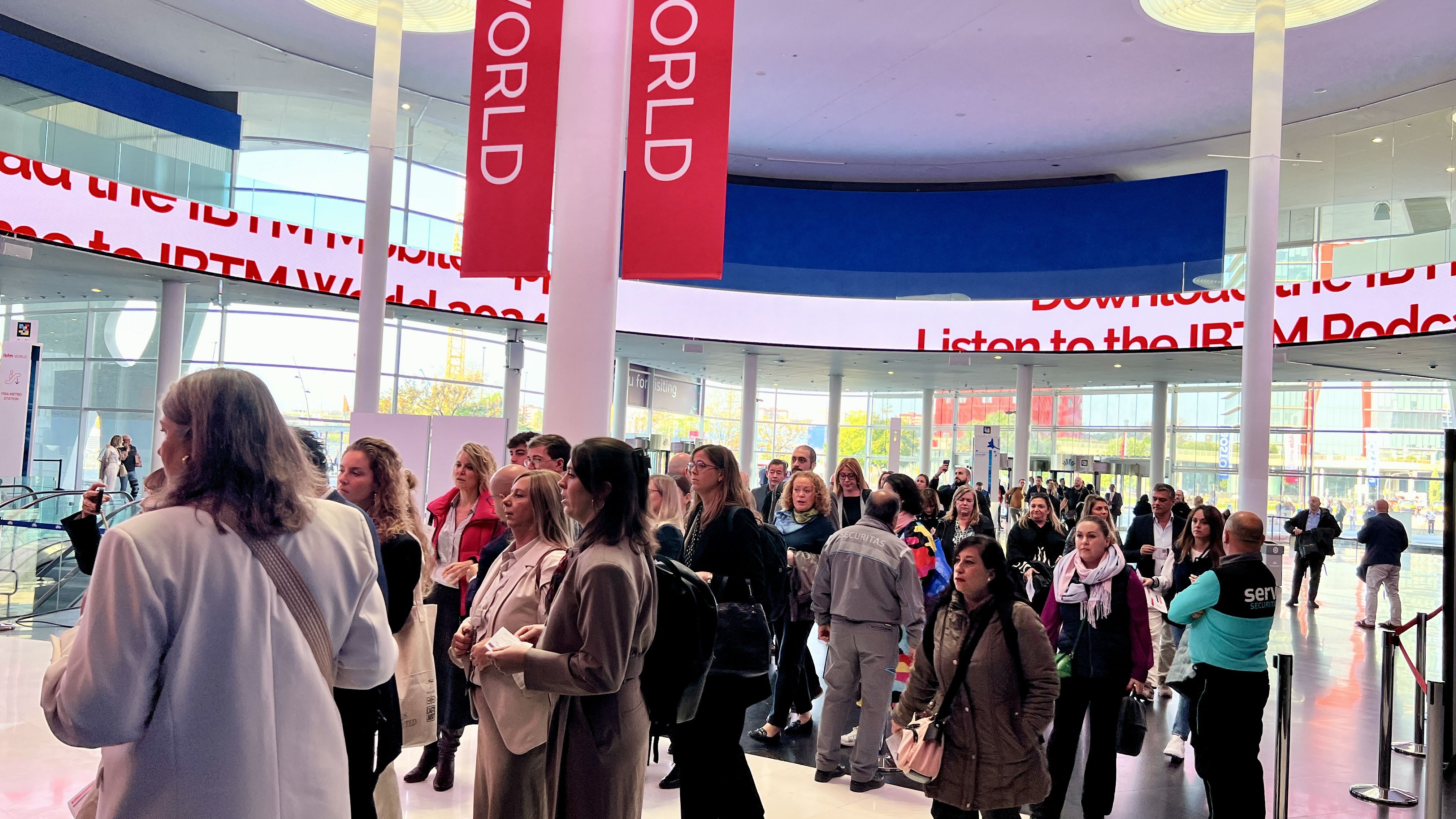 Una imagen de la apertura de la feria IBTM en Barcelona. | FIRA DE BARCELONA