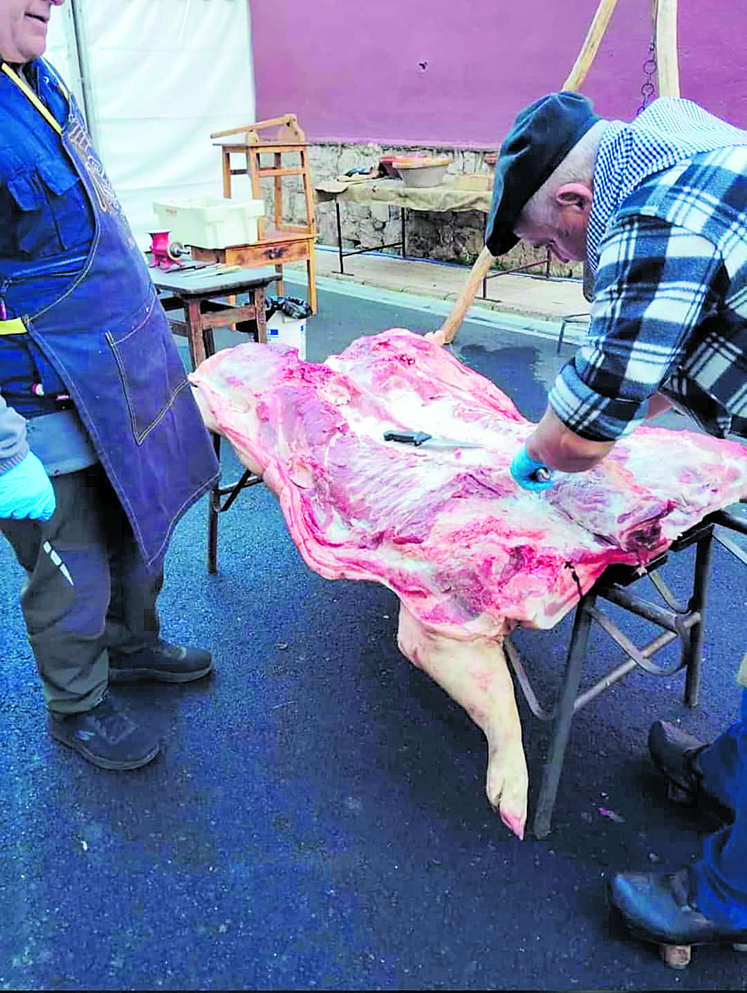 Habrá exposición de utensilios y el despiece del cerdo. | AYTO. CISTIERNA