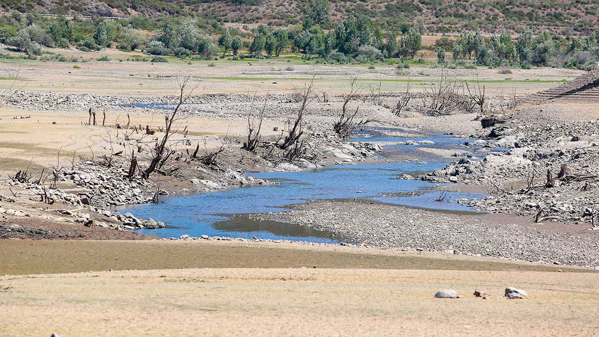 Efectos de la sequía de hace dos años en el embalse de Riaño. | ICAL