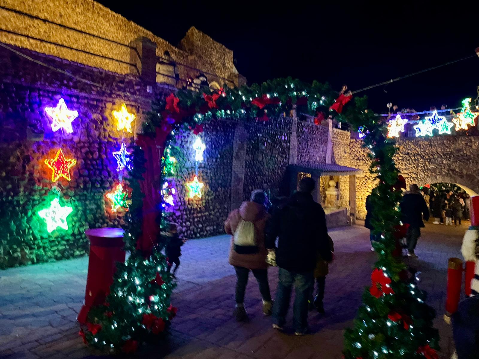 Encendido de la Navidad en Almanza.