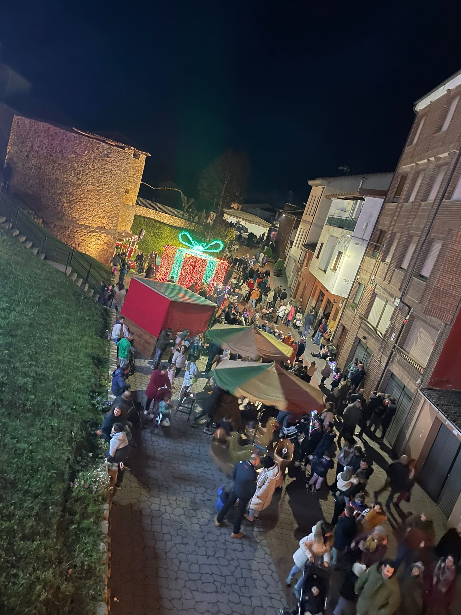 Encendido de la Navidad en Almanza.