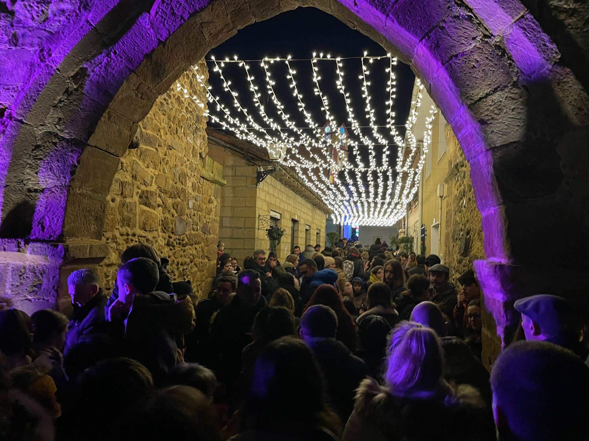 Encendido de la Navidad en Almanza.