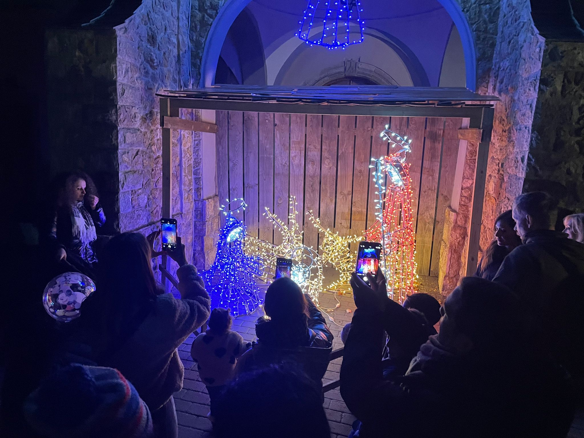 Encendido de la Navidad en Almanza.