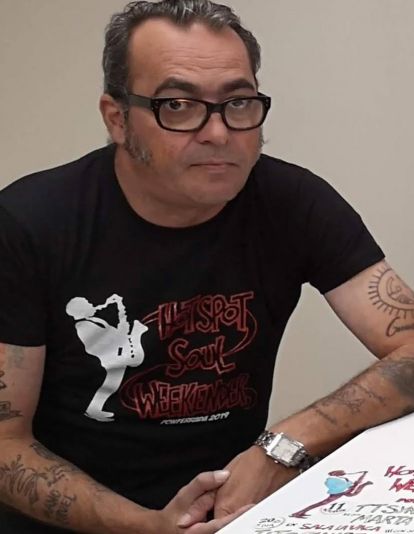 El artista plástico ponferradino, Luis Silva.