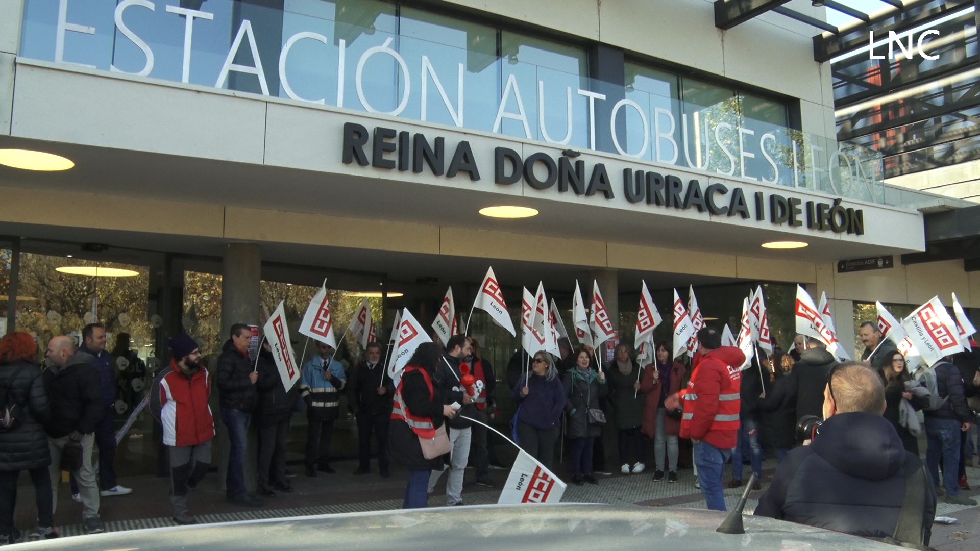 Concentración por la jubilación anticipada de los conductores profesionales 