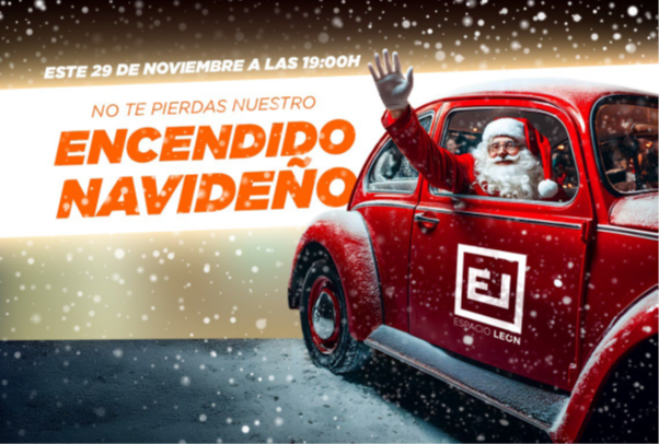 Llega la Navidad a Espacio León. 