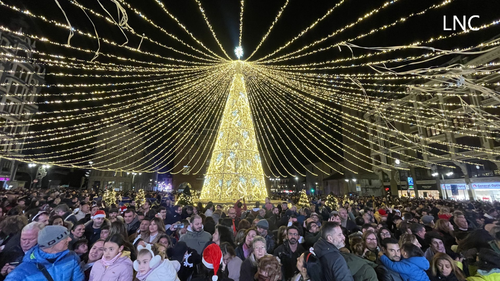 Encendido de luces en León