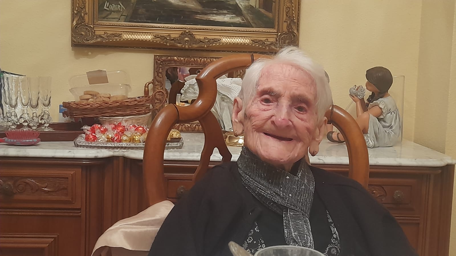 Último cumpleaños de la abuela de San Román. | MAR IGLESIAS