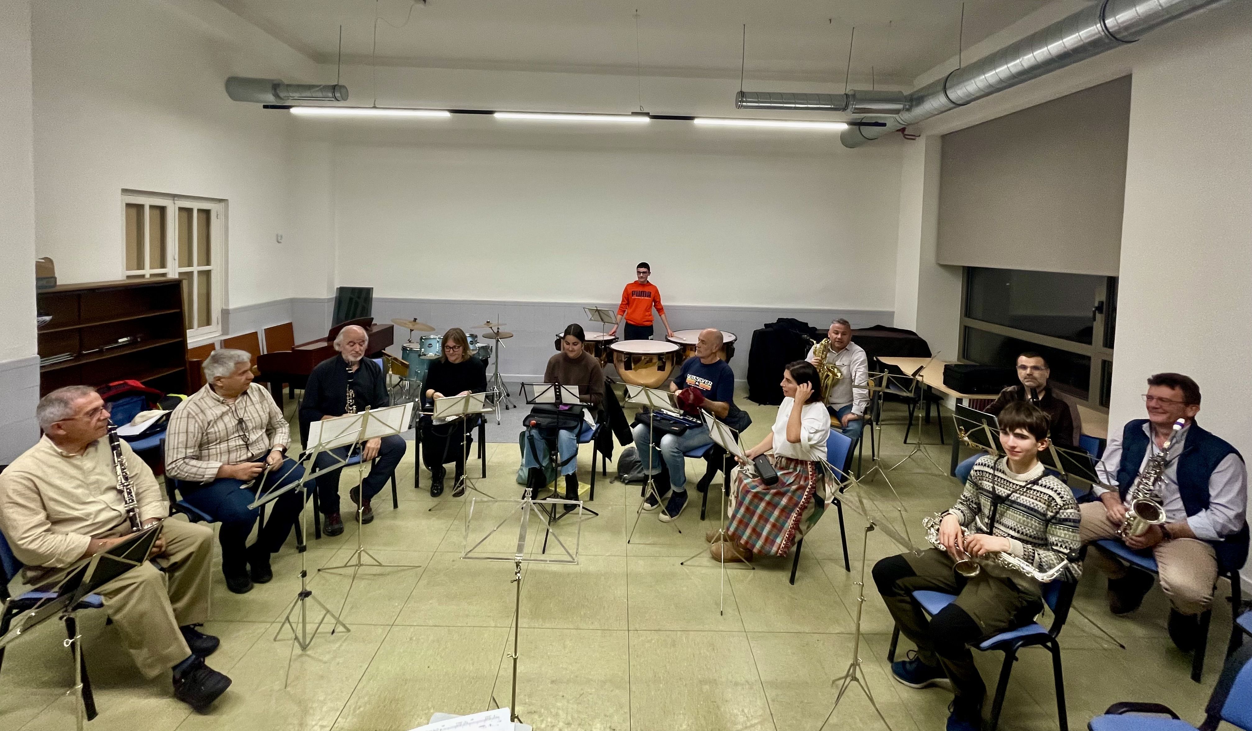 Un ensayo de la Escuela Municipal de Música de León. | L.N.C.