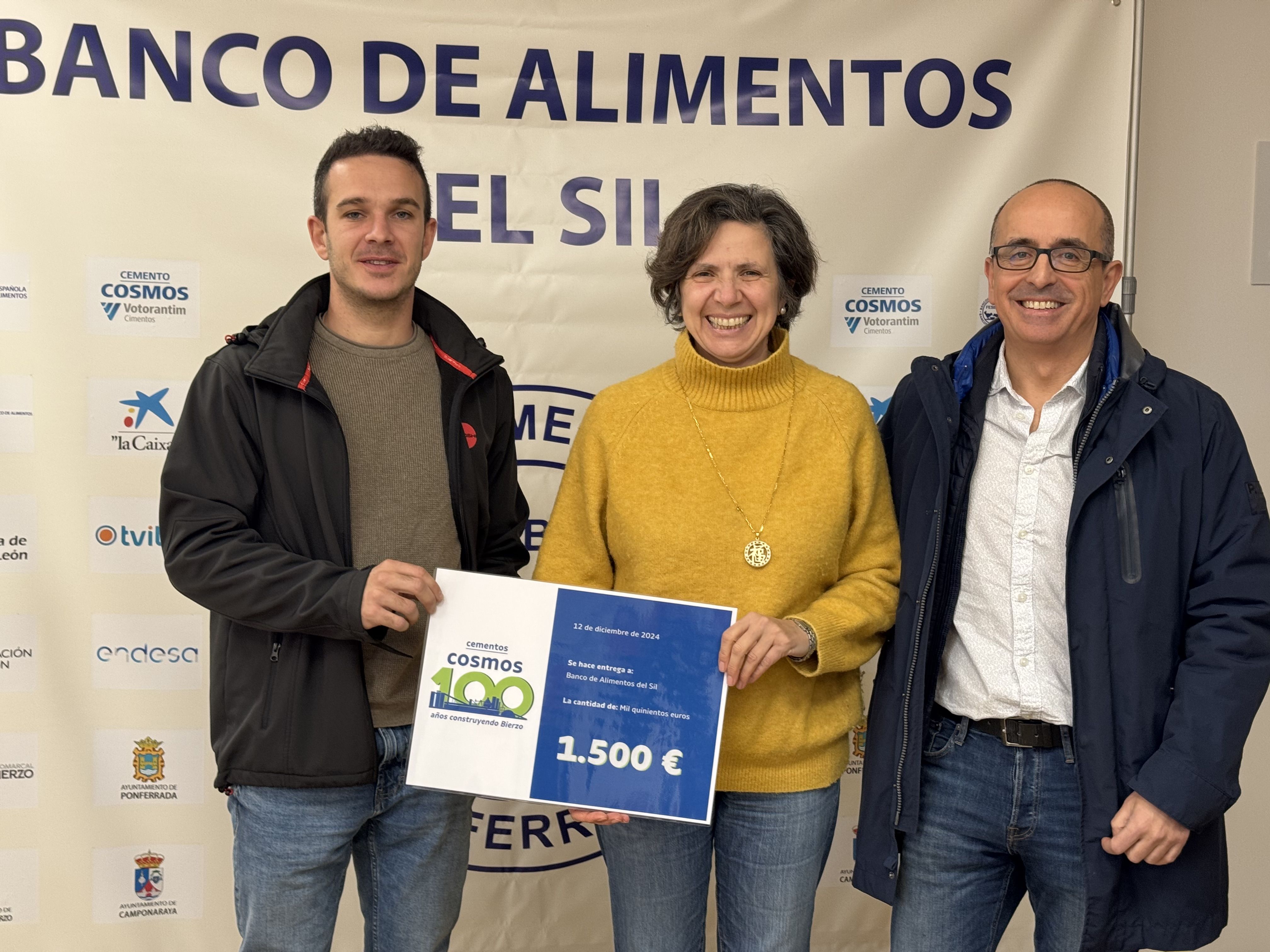 Donación al Banco de Alimentos del Sil en Ponferrada.