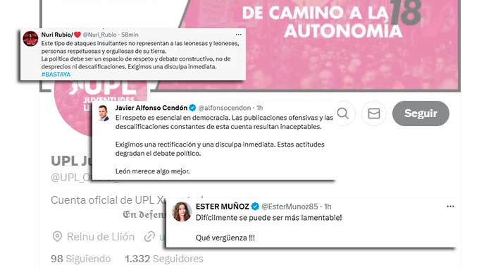 Reacciones a la publicación de UPL Juventudes Leonesistas.| L.N.C.