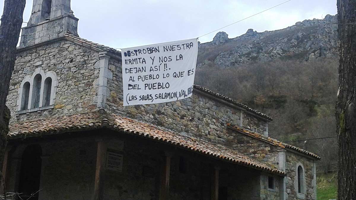 Imagen de la ermita de Nuestra Señora del Roblo.